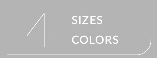 4 sizes, 4 colors” hspace=